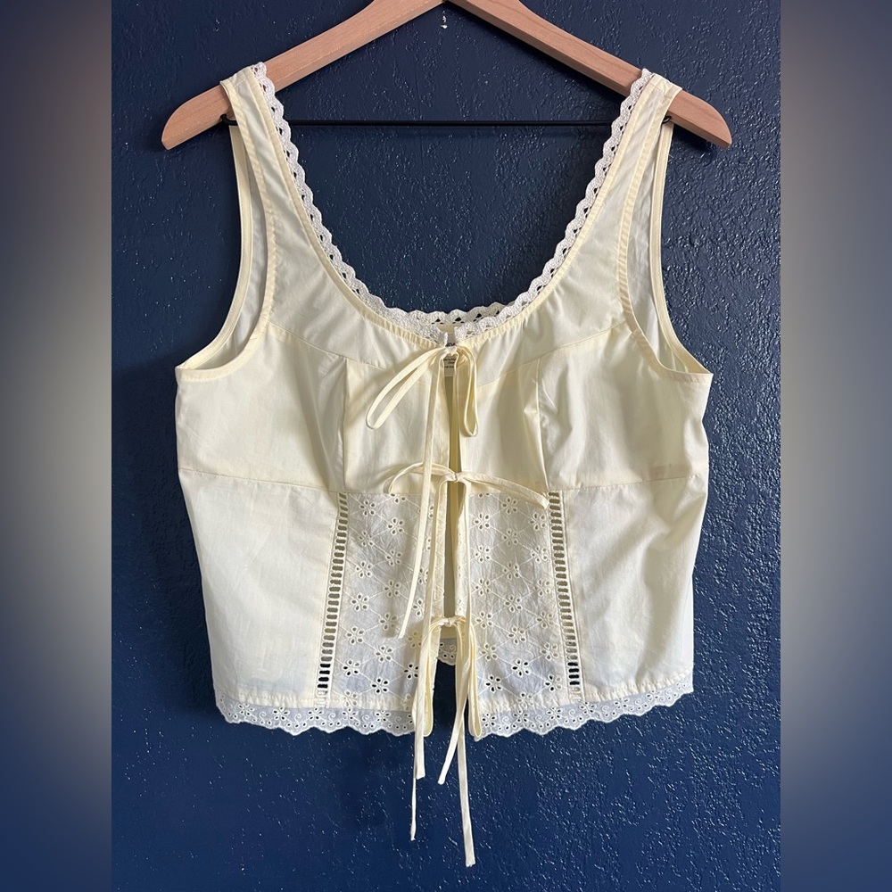 No Boundaries Lace-Up Top